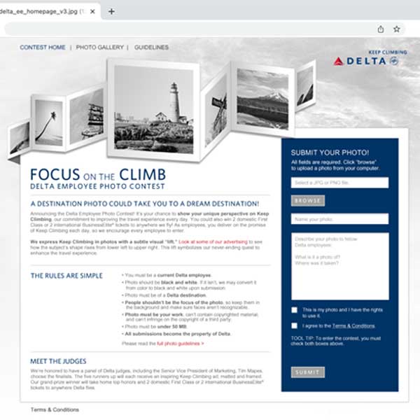 Delta photo contest